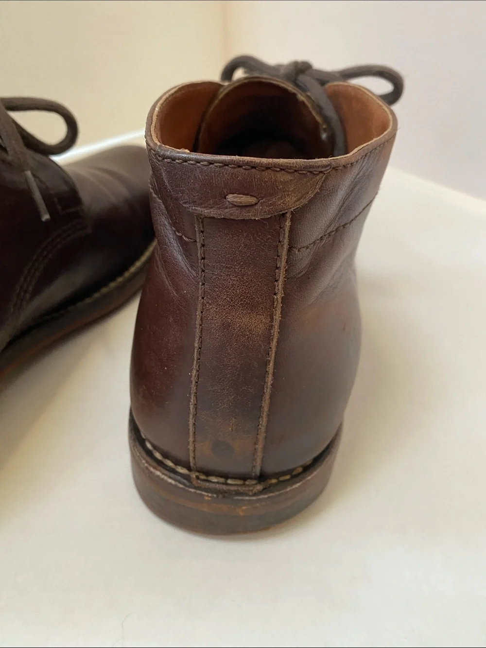 Frye Men's Paul Brown Leather Chukka Boots Size 10 1/2 D Gorpcore Casual Preppy